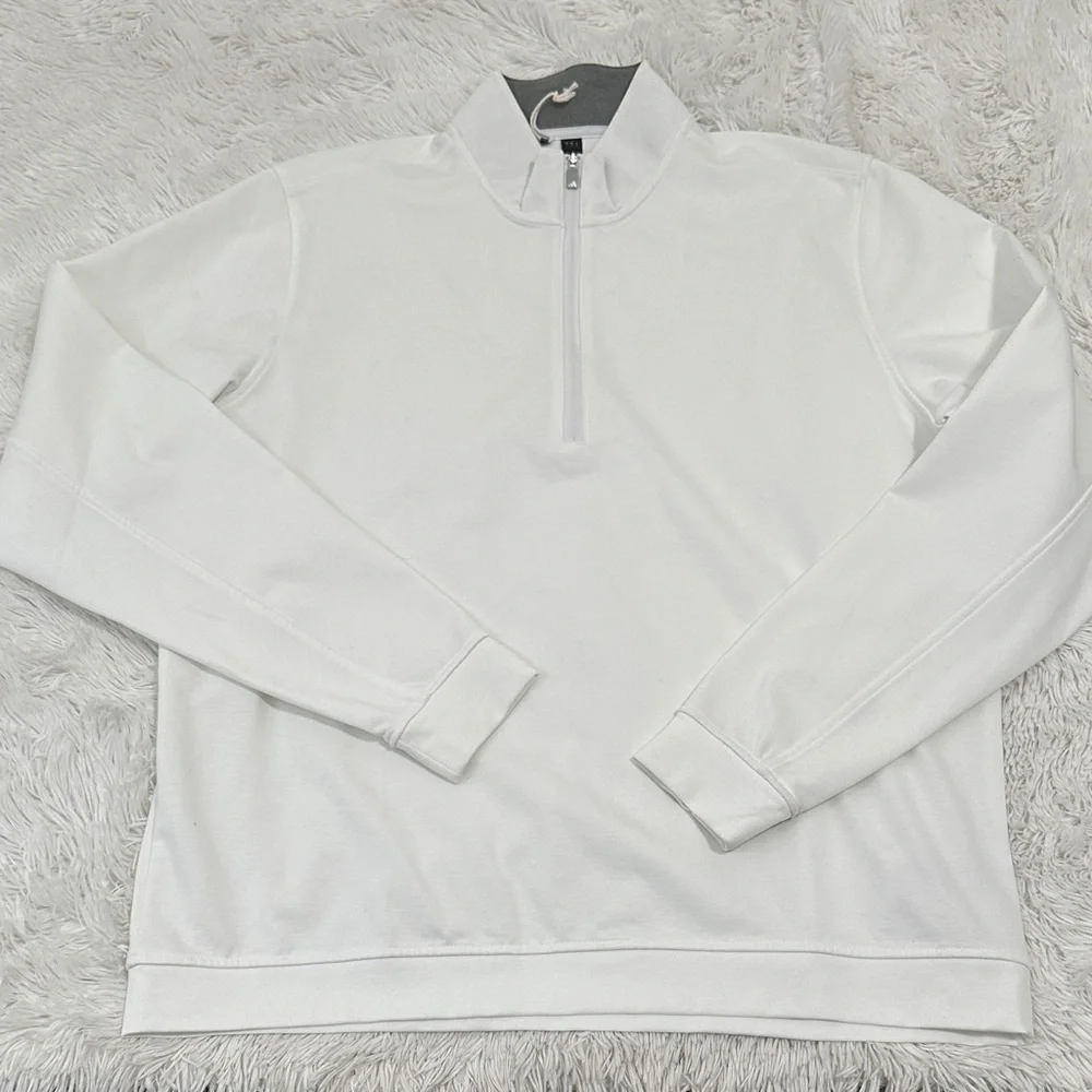 💕 NWOT Adidas 1/4 zip Up Sweatshirt Jacket